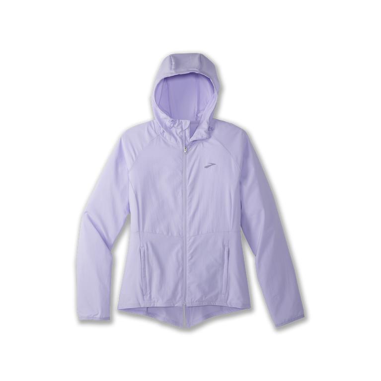 Brooks Canopy Women's Running Jackets - Lavender Purple/Violet Dash (64153-FKCV)